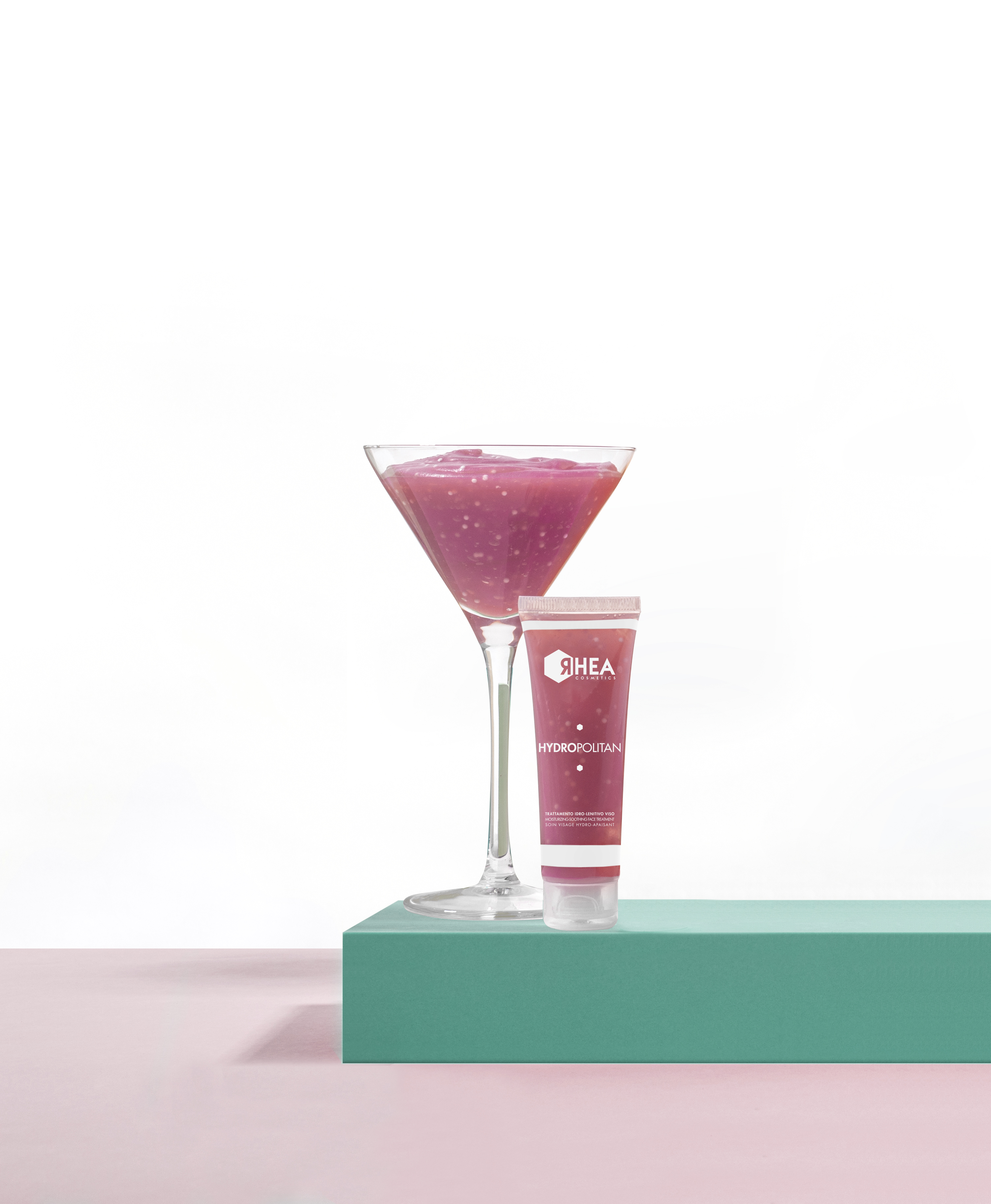 Зволожувальна і заспокоювальна процедура для обличчя RHEA Cosmetics HydroPolitan Mask